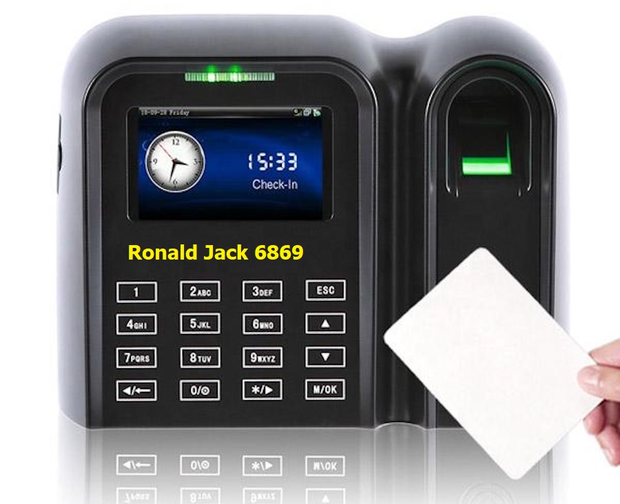 Máy chấm công Ronald Jack 6869 Máy chấm công Ronald Jack 6869
