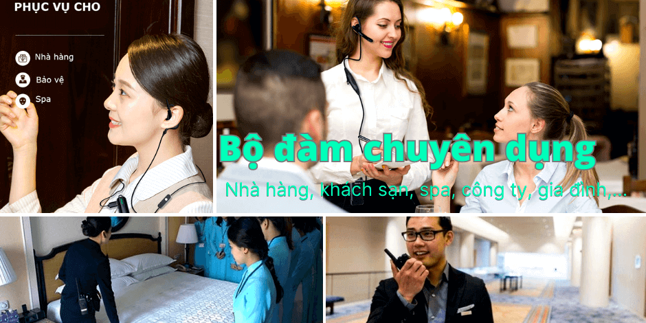 Bộ đàm chuyên dụng cho nhà hàng