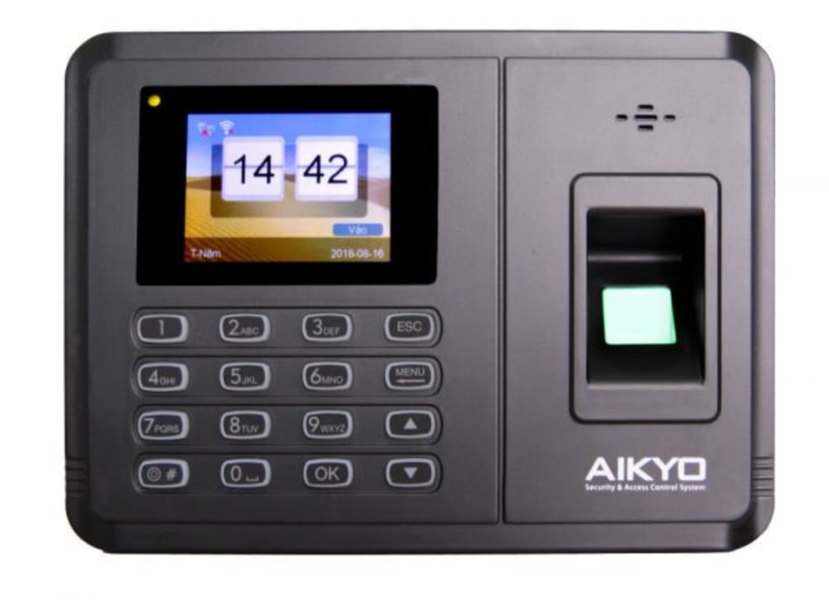 Máy chấm công cho xưởng may AIKYO WIFI 5000TID-C