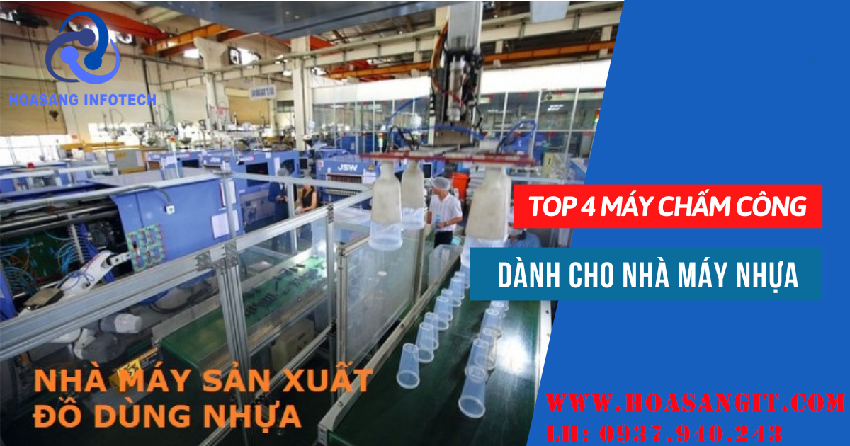 Máy chấm công cho nhà máy Nhựa