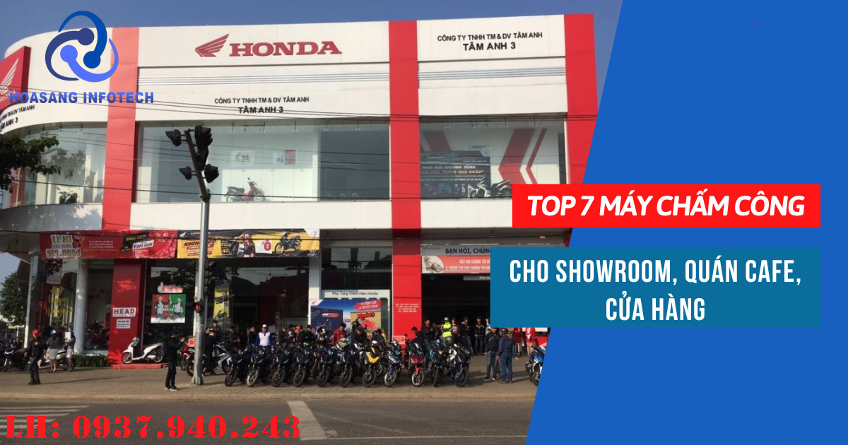 Máy chấm công giá rẻ cho Showroom