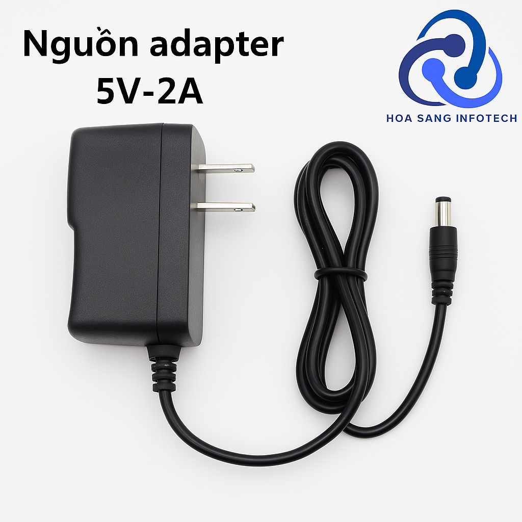 Nguồn adapter 5V-2A cho máy chấm công và camera Nguồn adapter 5V-2A cho máy chấm công và camera
