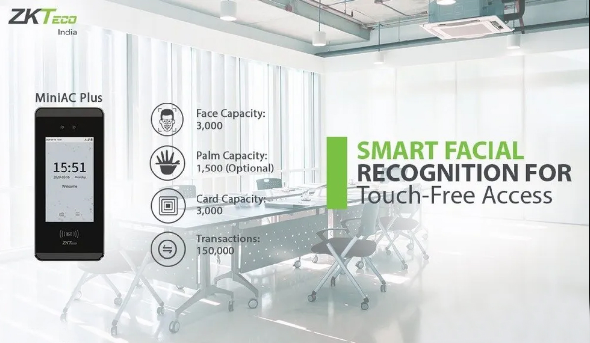 Máy chấm công khuôn mặt ZKTECO MiniAC Plus