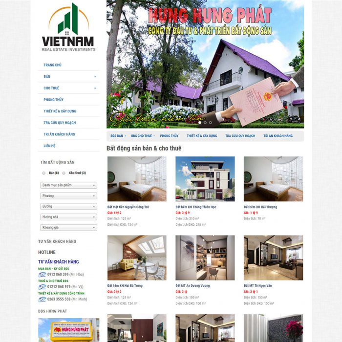 Theme WordPress Bất Động Sản 029
