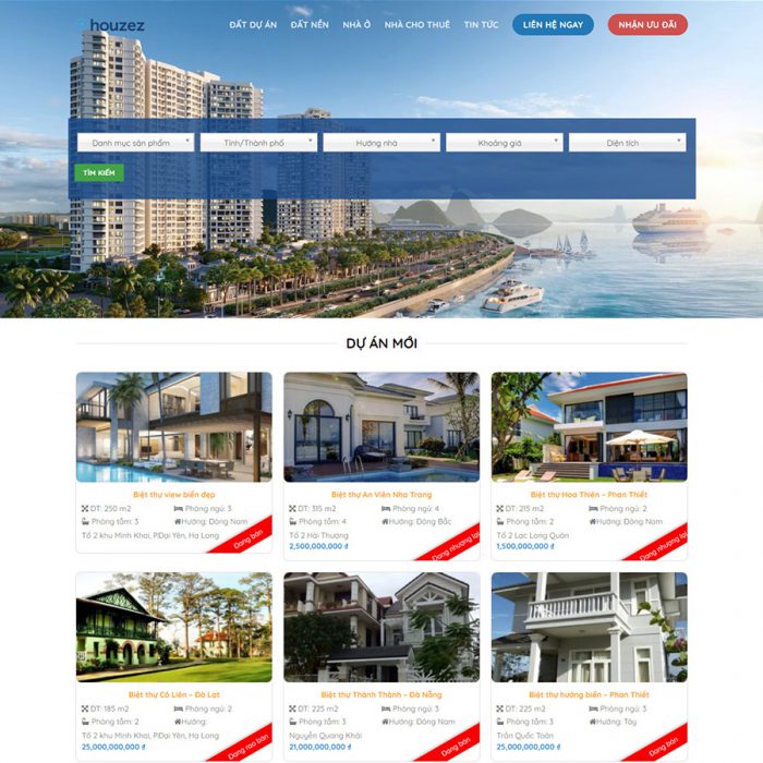 Theme WordPress Bất Động Sản 038