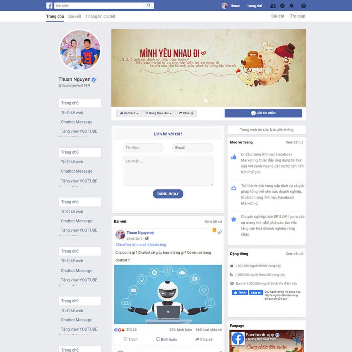 Theme wordpress Facebook Theme wordpress Facebook